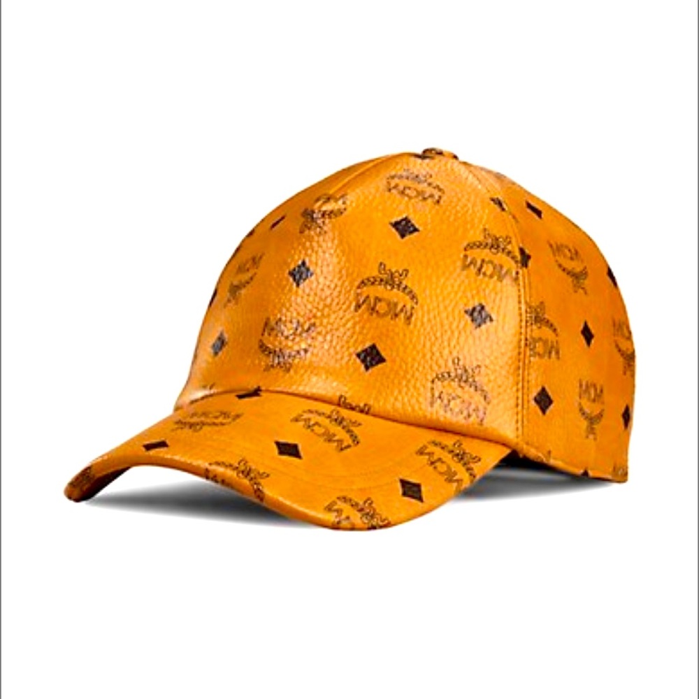 MCM Leather Baseball Cap